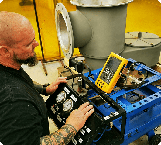 Inline testing and instrument calibration