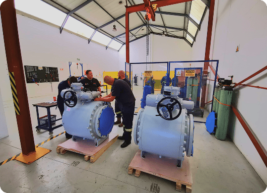 Where ball valves are used