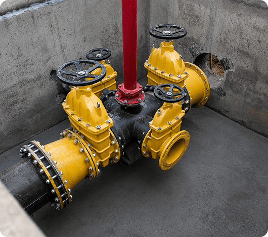 Where isolation valves are used